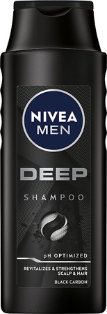 NIVEA Men Szampon do włosów DEEP rewitalizujący  400ml